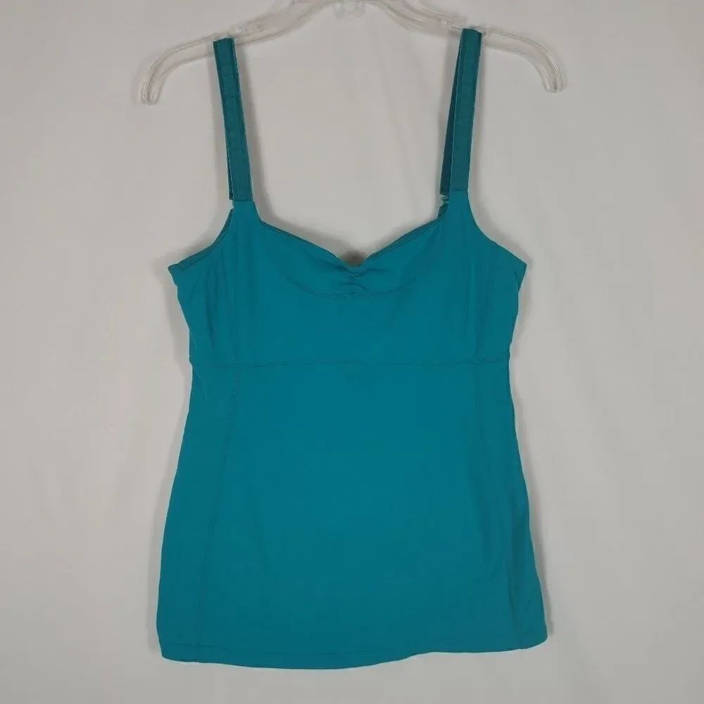 Lululemon Athletica Multi Way Tank Top Ruched Teal